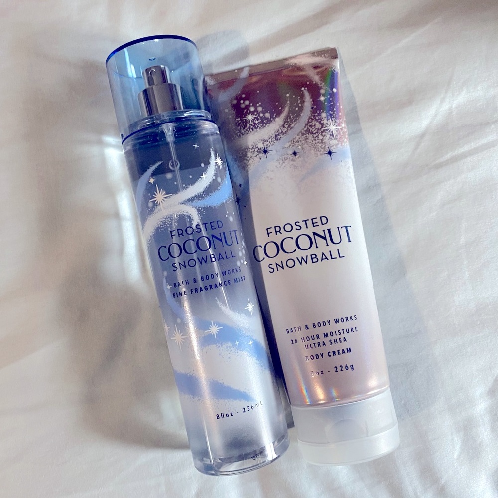 BBW Coconut Snowball Spray & Body Cream